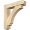 Ekena Millwork Imperial Craftsman Rough Sawn Bracket w/ Offset Brace, Douglas Fir, 6"W x 26"D x 26"H BKT0604X26X26IMP04RDF - alternate 1